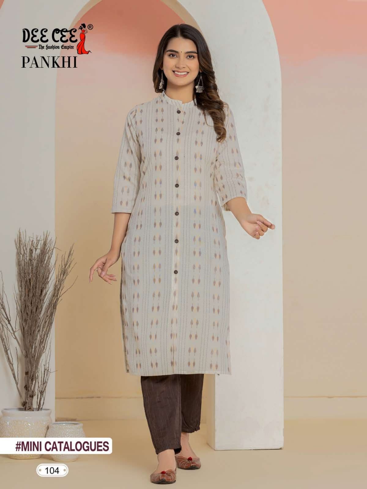 Pankhi By Deecee Cotton Designer Kurti With Bottom Wholesale Shop In Surat